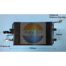 16-9560 AUTO AIR GLOUCESTER Конденсатор, кондиционер