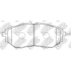 PN7499S NiBK Комплект высокоэффективных тормозных колодок