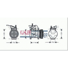 8404371 KUHLER SCHNEIDER Компрессор, кондиционер