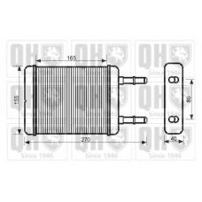 QHR2093 QUINTON HAZELL Теплообменник, отопление салона