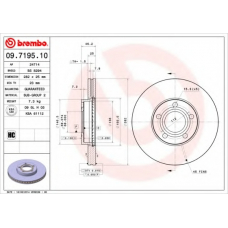 BS 8294 BRECO Тормозной диск