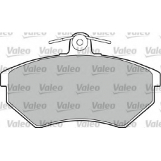 598252 VALEO Комплект тормозных колодок, дисковый тормоз