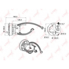 LF951M LYNX Фильтр топливный