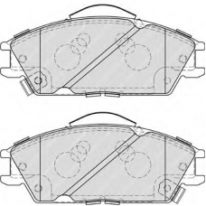 FDB4076 FERODO Комплект тормозных колодок, дисковый тормоз