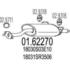 01.62270 MTS Глушитель выхлопных газов конечный