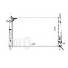 017-017-0015 LORO Радиатор, охлаждение двигателя