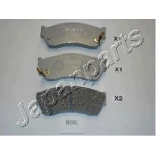 PA-805AF JAPANPARTS Комплект тормозных колодок, дисковый тормоз