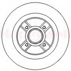 562368B BENDIX Тормозной диск