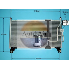 16-1110 AUTO AIR GLOUCESTER Конденсатор, кондиционер