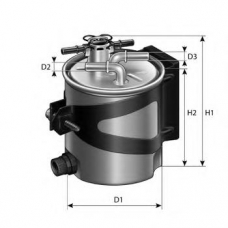 FCS740 PURFLUX Топливный фильтр