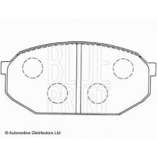 ADC44208 BLUE PRINT Комплект тормозных колодок, дисковый тормоз