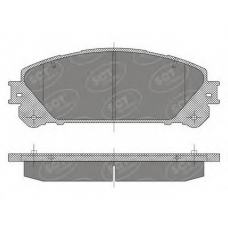 SP 473 PR SCT Комплект тормозных колодок, дисковый тормоз