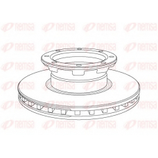 NCA1057.20 KAWE Тормозной диск