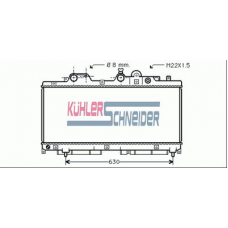 1712201 KUHLER SCHNEIDER Радиатор, охлаждение двигател