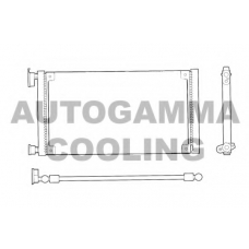 103233 AUTOGAMMA Конденсатор, кондиционер