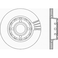 BDA1034.20 OPEN PARTS Тормозной диск