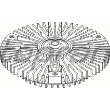 400 602 TOPRAN Сцепление, вентилятор радиатора