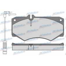 AC05D408AD AC Delco Комплект тормозных колодок, дисковый тормоз