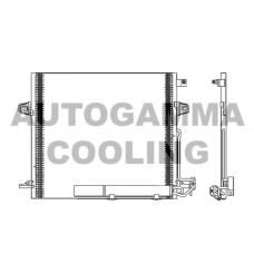 105203 AUTOGAMMA Конденсатор, кондиционер