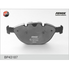 BP43187 FENOX Комплект тормозных колодок, дисковый тормоз