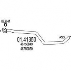 01.41350 MTS Труба выхлопного газа