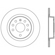 BDA2575.10 OPEN PARTS Тормозной диск