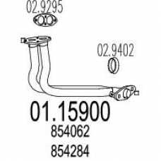 01.15900 MTS Труба выхлопного газа