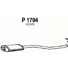 P1794 FENNO Средний глушитель выхлопных газов