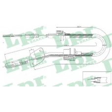 C0063C LPR Трос, управление сцеплением