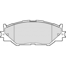 CBP01632 COMLINE Комплект тормозных колодок, дисковый тормоз