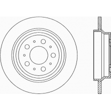 BDR1847.10 OPEN PARTS Тормозной диск