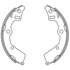 BSA2125.00 OPEN PARTS Комплект тормозных колодок