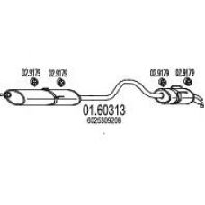 01.60313 MTS Глушитель выхлопных газов конечный