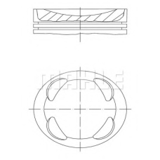 607 78 00 MAHLE Поршень