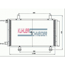 2220191 KUHLER SCHNEIDER Конденсатор, кондиционер