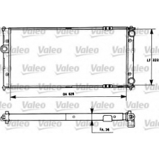 731266 VALEO Радиатор, охлаждение двигателя