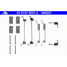 03.0137-9221.2 ATE Комплектующие, тормозная колодка