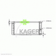 31-1424 KAGER Радиатор, охлаждение двигателя