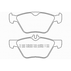 P 50 075 BREMBO Комплект тормозных колодок, дисковый тормоз