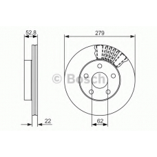 0 986 479 618 BOSCH Тормозной диск