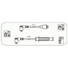 RVS11 JANMOR Комплект проводов зажигания