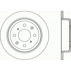 BDR1205.10 OPEN PARTS Тормозной диск