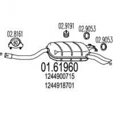 01.61960 MTS Глушитель выхлопных газов конечный