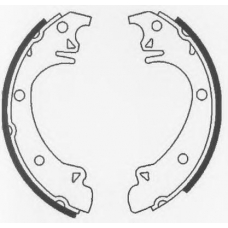 BS900 QUINTON HAZELL Комплект тормозных колодок