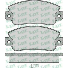 05P007 LPR Комплект тормозных колодок, дисковый тормоз
