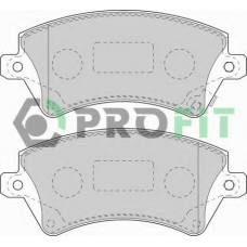 5000-1573 C PROFIT Комплект тормозных колодок, дисковый тормоз