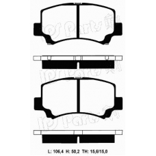 IBD-1813 IPS Parts Комплект тормозных колодок, дисковый тормоз