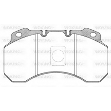 JSA 7803.00 WOKING Комплект тормозных колодок, дисковый тормоз