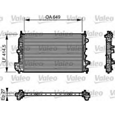 735086 VALEO Радиатор, охлаждение двигателя