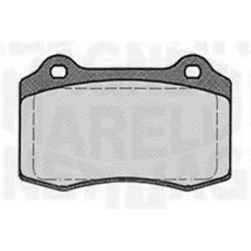 363916060555 MAGNETI MARELLI Комплект тормозных колодок, дисковый тормоз